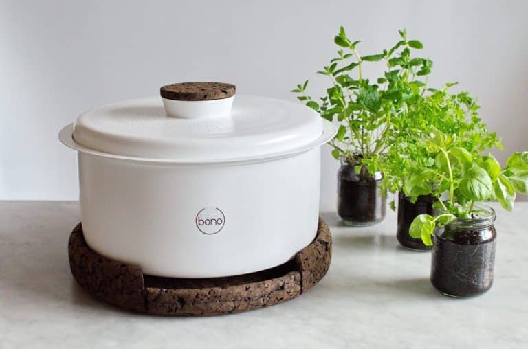 Le design d’architecture intérieure avec le compost pour cuisine Bono