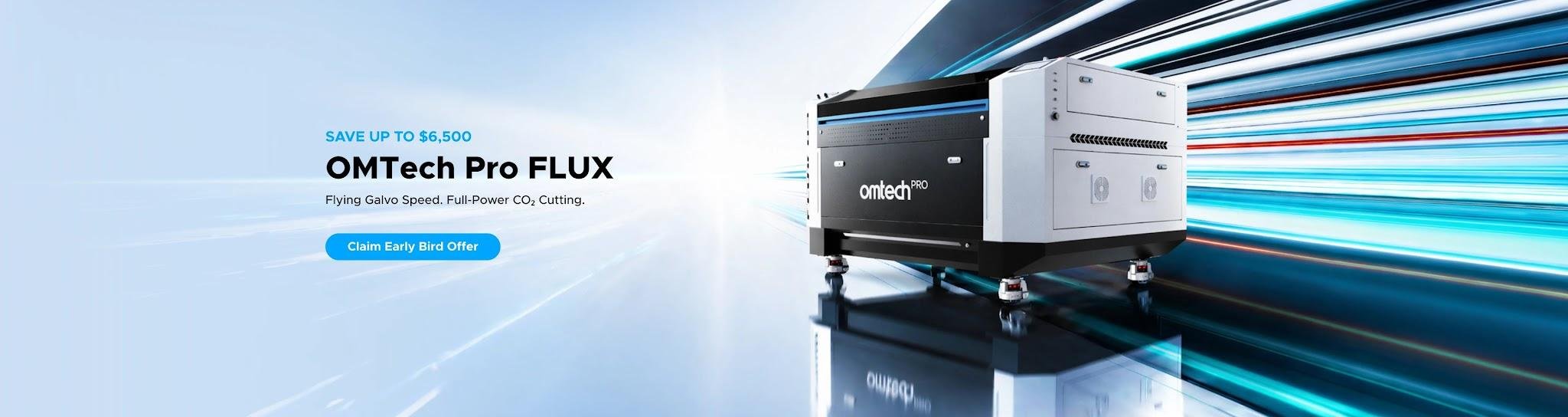 Machine de découpe laser OMTech Pro FLUX